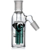 Ash Catcher w/ 14mm Joint, 45˚ Angle 3 Arm Tree Perc, by Diamond Glass