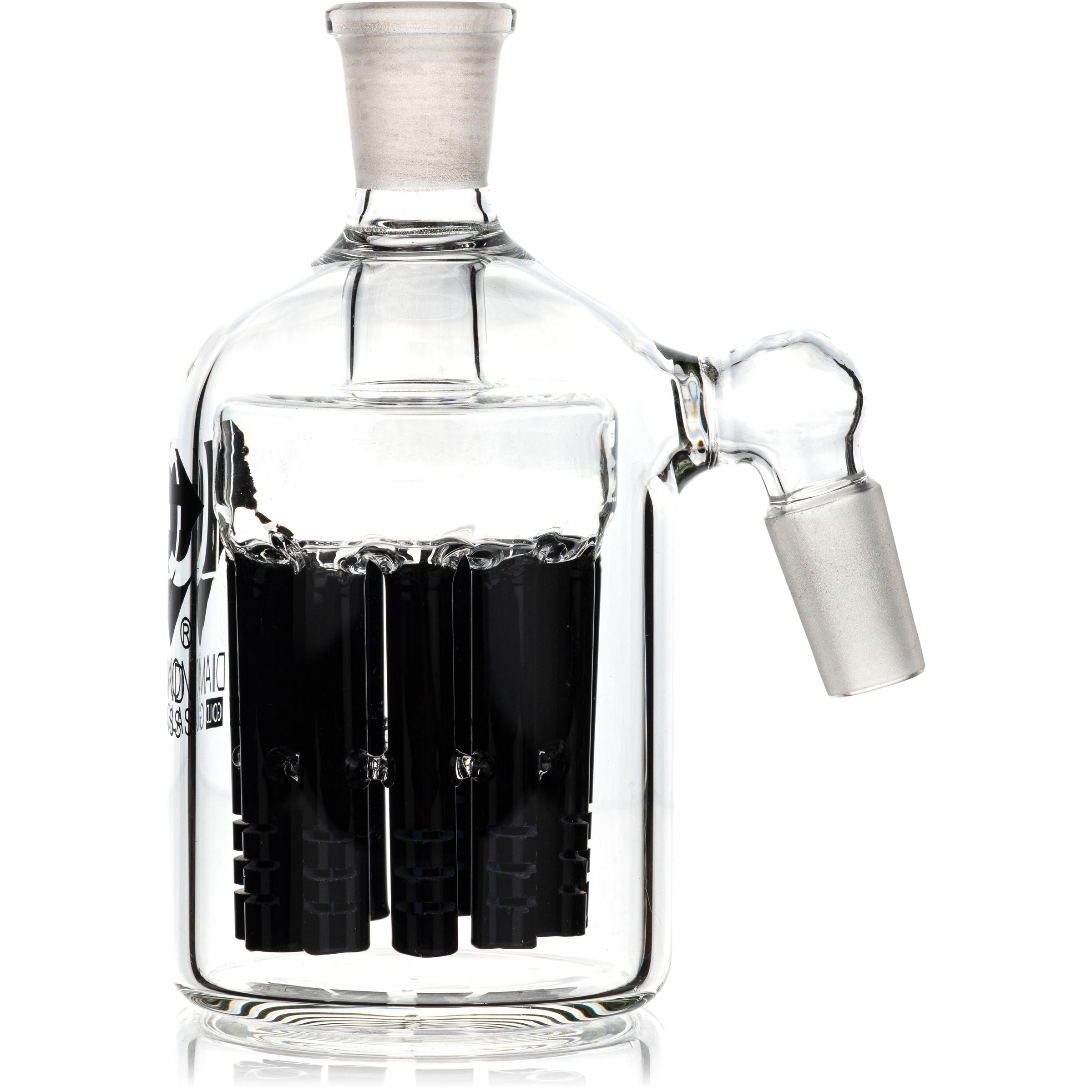 11 Arm Tree Perc Ash Catcher w/ 14mm Joint, 45˚ Angle, by Diamond Glass