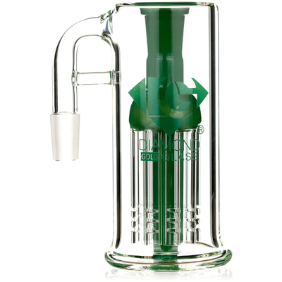8 Arm Ash Catcher w/ 14mm Joint, 90˚ Angle, by Diamond Glass - BKRY Inc.