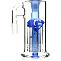 8 Arm Ash Catcher w/ 14mm Joint, 90˚ Angle, by Diamond Glass