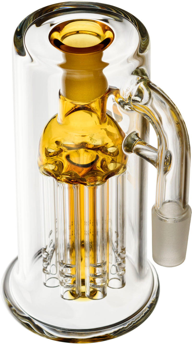 8 Arm Ash Catcher w/ 14mm Joint, 90˚ Angle, by Diamond Glass