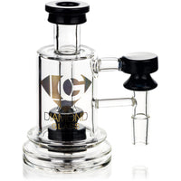 Ash Catcher w/ 14mm Joint, 90˚ Angle, Showerhead Perc, Solid Base, by Diamond Glass - BKRY Inc.