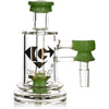 Ash Catcher w/ 14mm Joint, 90˚ Angle, Showerhead Perc, Solid Base, by Diamond Glass - BKRY Inc.