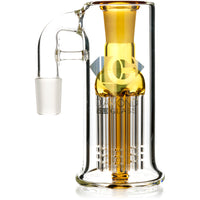 8 Arm Ash Catcher w/ 18mm Joint, 90˚ Angle, by Diamond Glass
