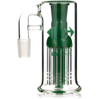 8 Arm Ash Catcher w/ 18mm Joint, 90˚ Angle, by Diamond Glass