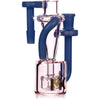 Color Recycler Ash Catcher w/ 14mm Joint, 90˚ Angle, by MK100 Glass