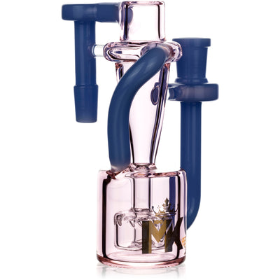 Color Recycler Ash Catcher w/ 14mm Joint, 90˚ Angle, by MK100 Glass