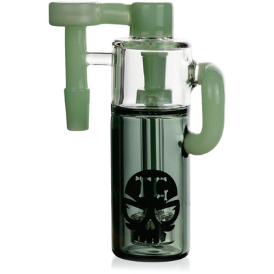 Color Tube Ash Catcher w/ 14mm Joint, 90˚ Angle, by Toxic Glass - BKRY Inc.