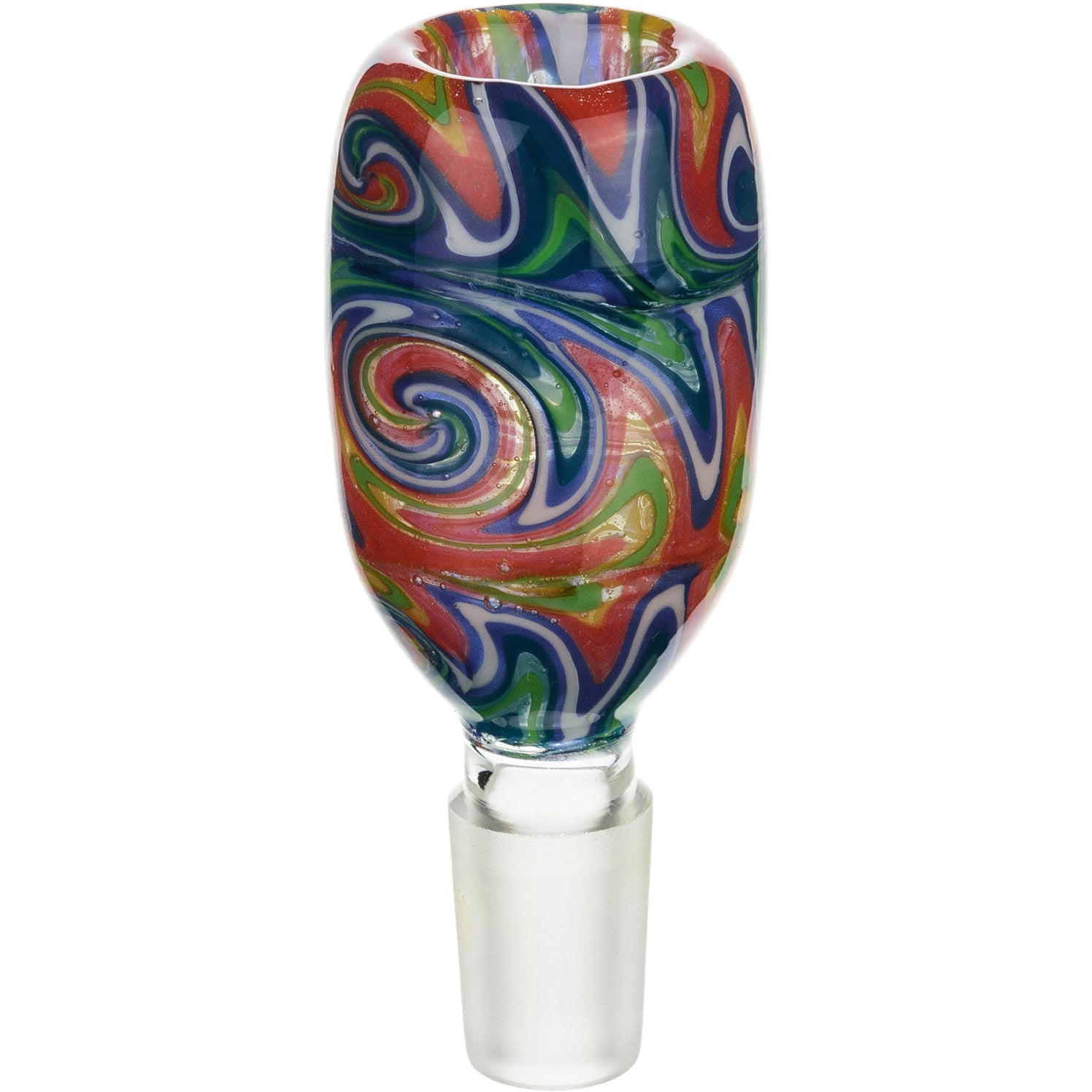 14mm Reversal Wigwag Heady Long Male Bowl - BKRY Inc.