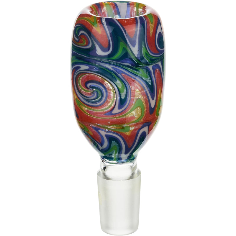 14mm Reversal Wigwag Heady Long Male Bowl - BKRY Inc.