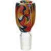 18mm Reversal Wigwag Heady Long Male Bowl - BKRY Inc.