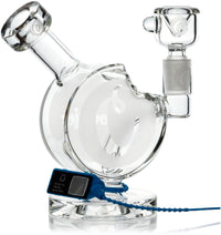 6" Cookie Bite Bubbler, by Cookies Glass