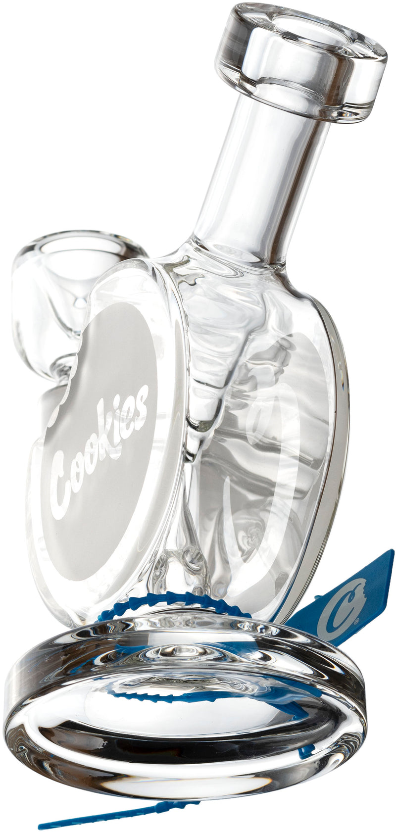 6" Cookie Bite Bubbler, by Cookies Glass