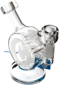 6" Cookie Bite Bubbler, by Cookies Glass