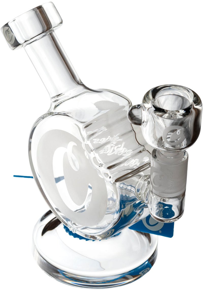 6" Cookie Bite Bubbler, by Cookies Glass
