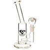 8" Rig w/ Inline to Honeycomb Perc, by Diamond Glass (free banger included) - BKRY Inc.