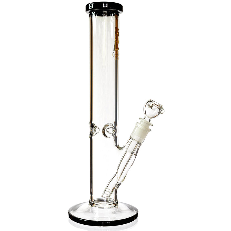 14" Straight Tube Bong w/ Ice Pinch, by Diamond Glass - BKRY Inc.
