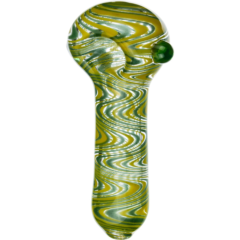 Green Wig Wag Spoon Hand Pipe - BKRY Inc.