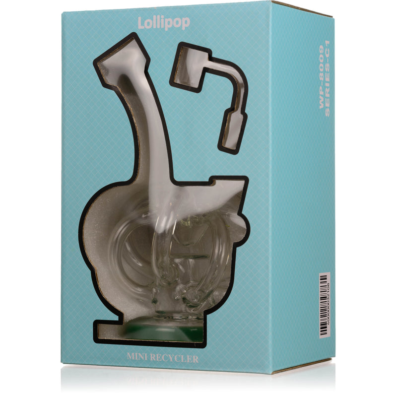 6" Mini Recycler Rig , by Lollipop