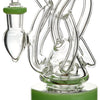 6" Mini Hourglass Recycler Rig, by Lollipop