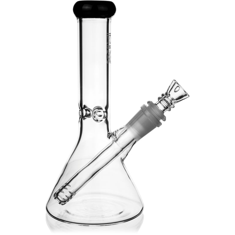 8" Beaker Bong w/ Ice Pinch, by Biohazard - BKRY Inc.