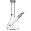 8" Beaker Bong w/ Ice Pinch, by Biohazard - BKRY Inc.