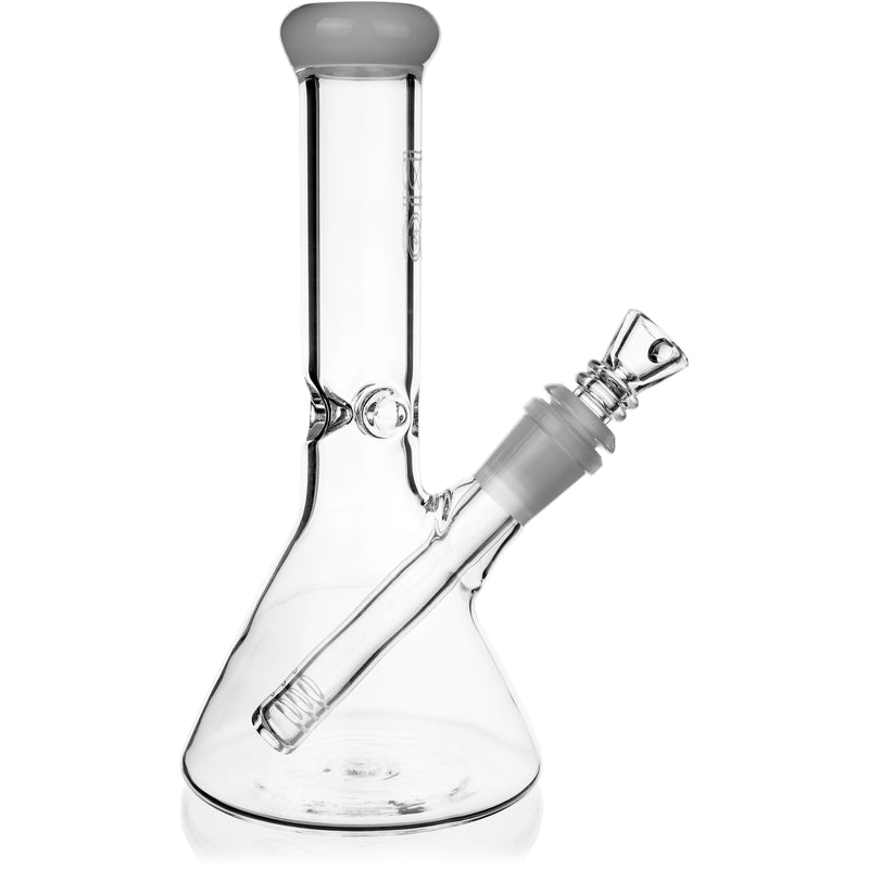 8" Beaker Bong w/ Ice Pinch, by Biohazard - BKRY Inc.