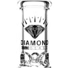 8" Showerhead Beaker Bong w/ ice pinch, by Diamond Glass - BKRY Inc.