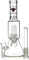 8" Showerhead Beaker Bong w/ ice pinch, by Diamond Glass - BKRY Inc.