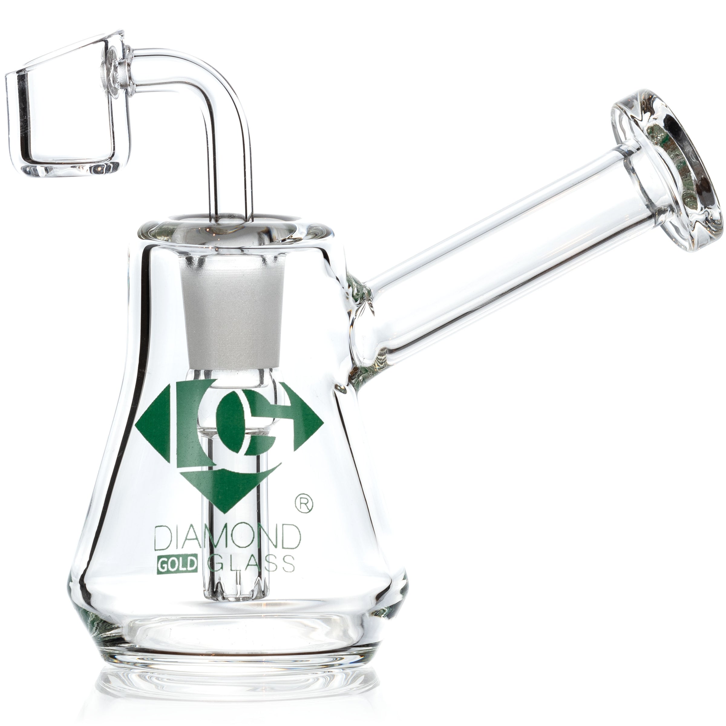 Hammer Bubbler, by Diamond Glass (free banger included) - BKRY Inc.