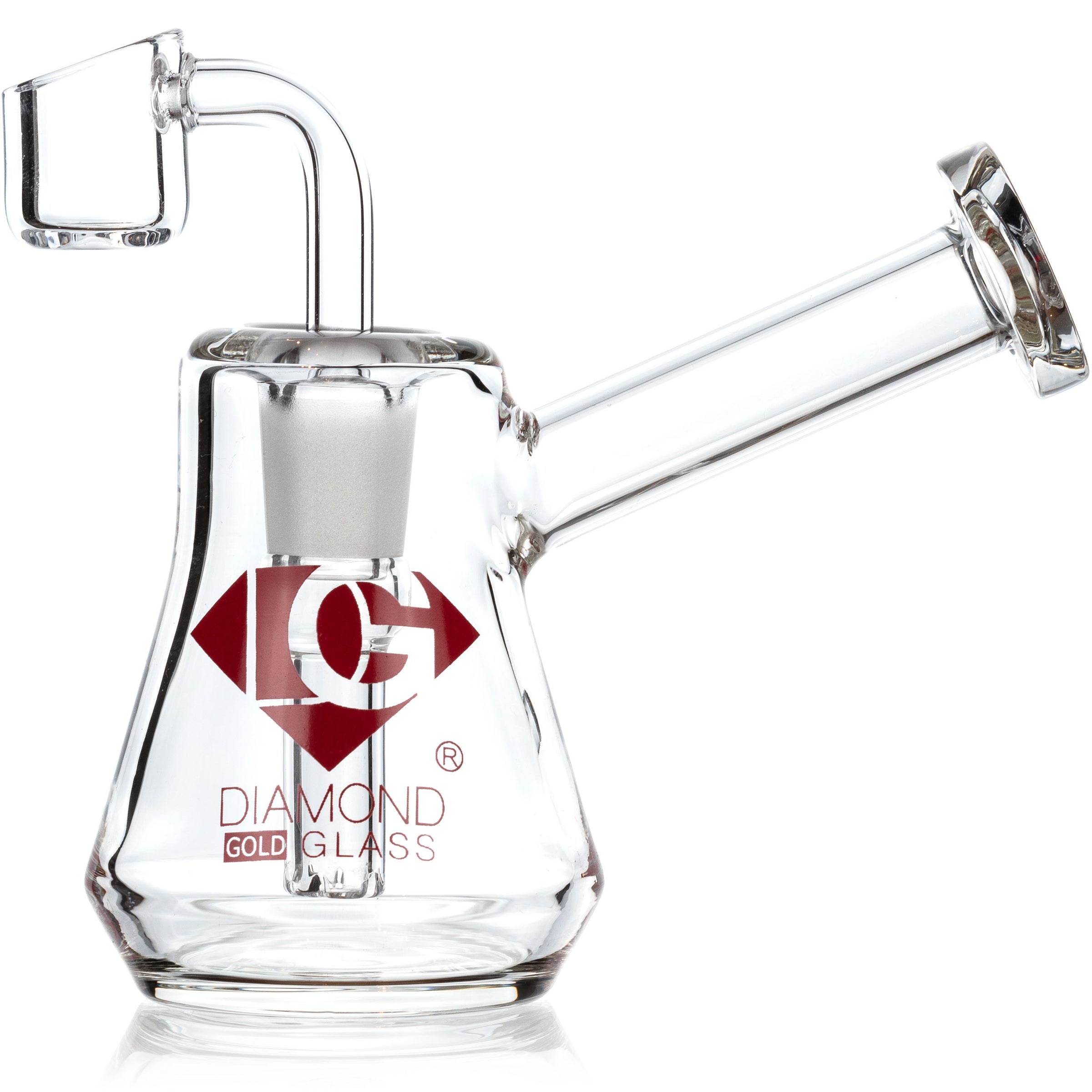 Hammer Bubbler, by Diamond Glass (free banger included) - BKRY Inc.