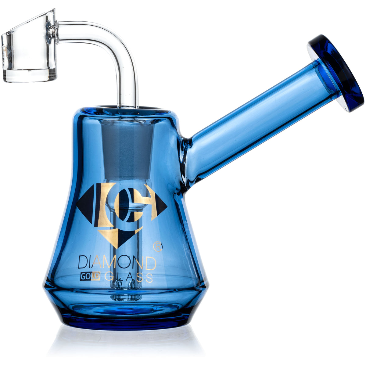 Hammer Bubbler, by Diamond Glass (free banger included) - BKRY Inc.
