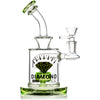 8" Swiss Showerhead Perc Rig, by Diamond Glass (free banger included)