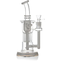 9” Pillar Percolator Rig, by Diamond Glass (free banger included)