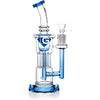 9” Pillar Percolator Rig, by Diamond Glass (free banger included)