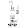 9” Pillar Percolator Rig, by Diamond Glass (free banger included)