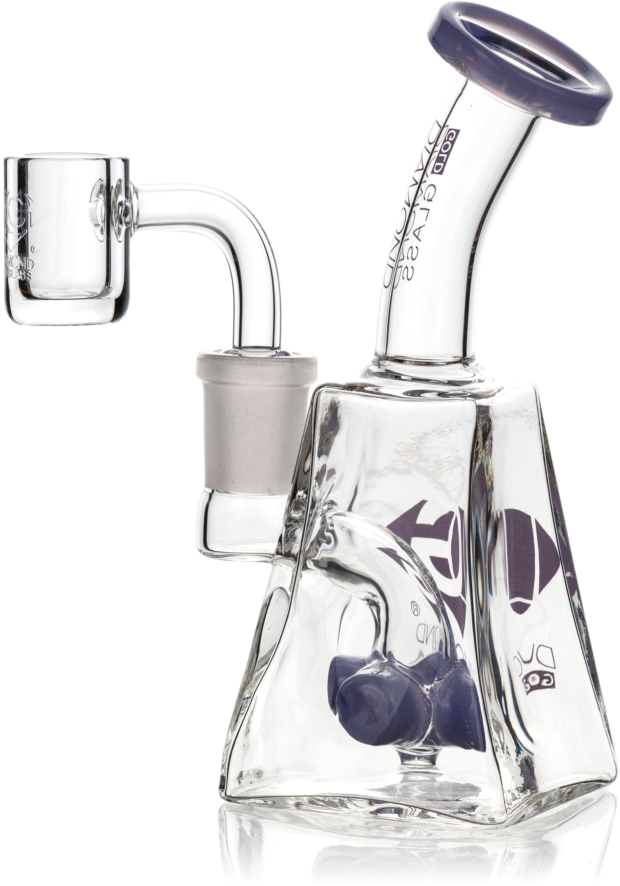 5" Mini Pocket Rig, by Diamond Glass (free banger included)