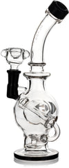 10" Orb Recycler Rig, by Diamond Glass (free banger included)