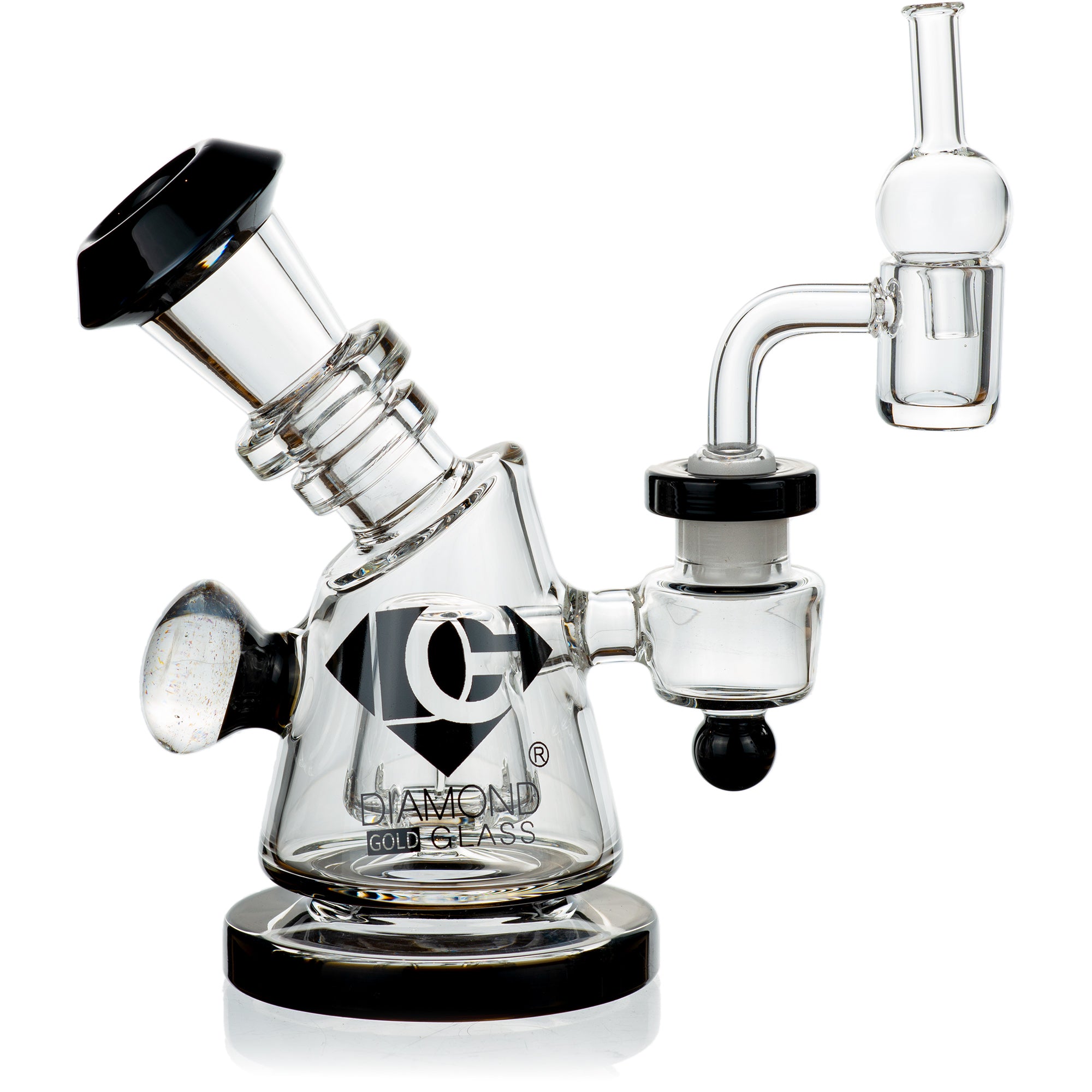 5” Micro Mallet Rig, by Diamond Glass (free banger included)
