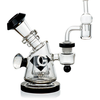 5” Micro Mallet Rig, by Diamond Glass (free banger included)