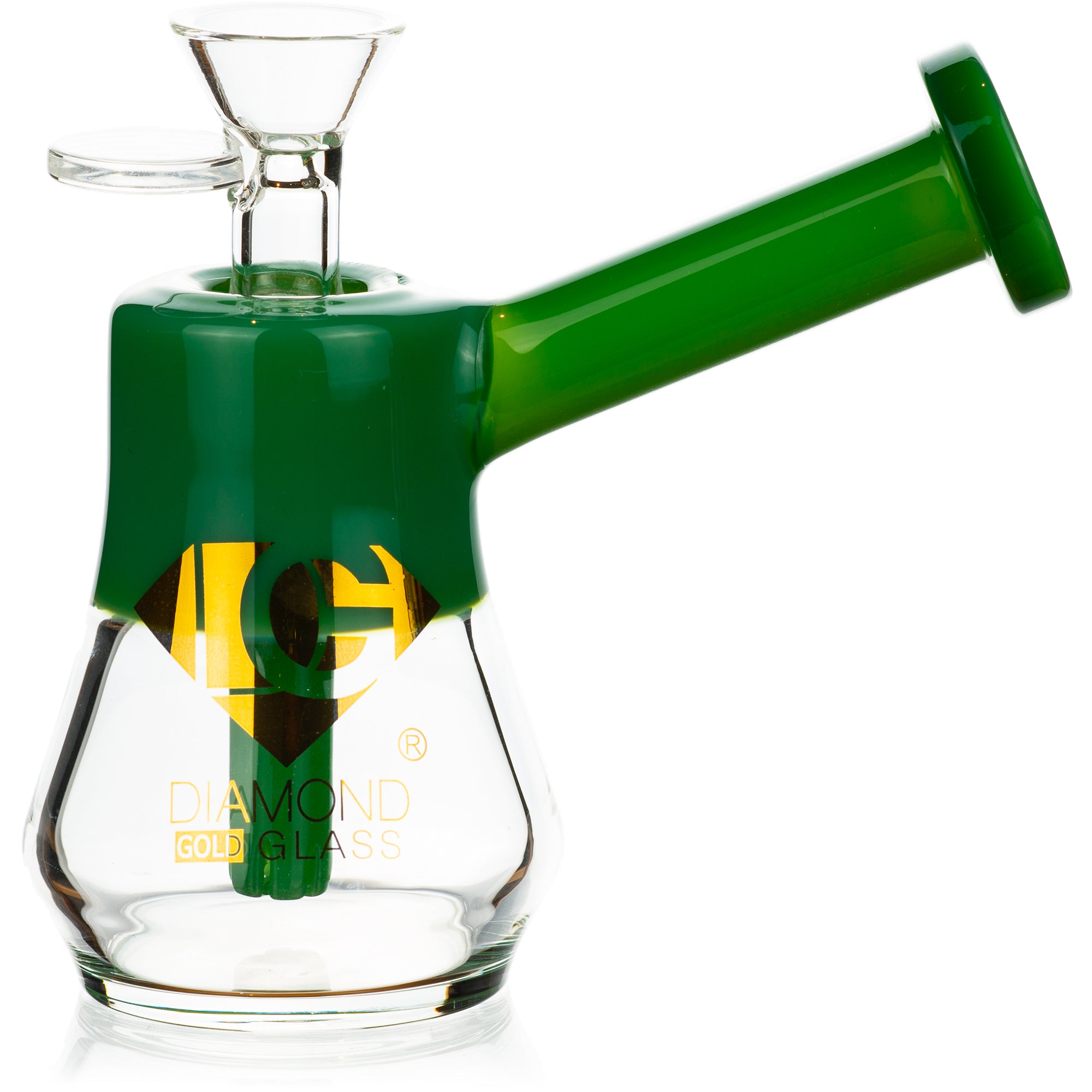 Hammer 2 tone Bubbler, by Diamond Glass (free banger included)