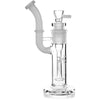 9” Sherlock Removable Stem Showerhead Bubbler, by MK100 Glass