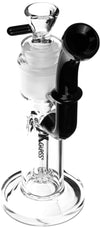 9” Sherlock Removable Stem Showerhead Bubbler, by MK100 Glass
