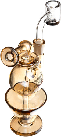 6" Turbine Dab Rig, by Stokes Glass (free banger included)