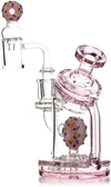6" Donut Recycler Rig, by Toxic Glass