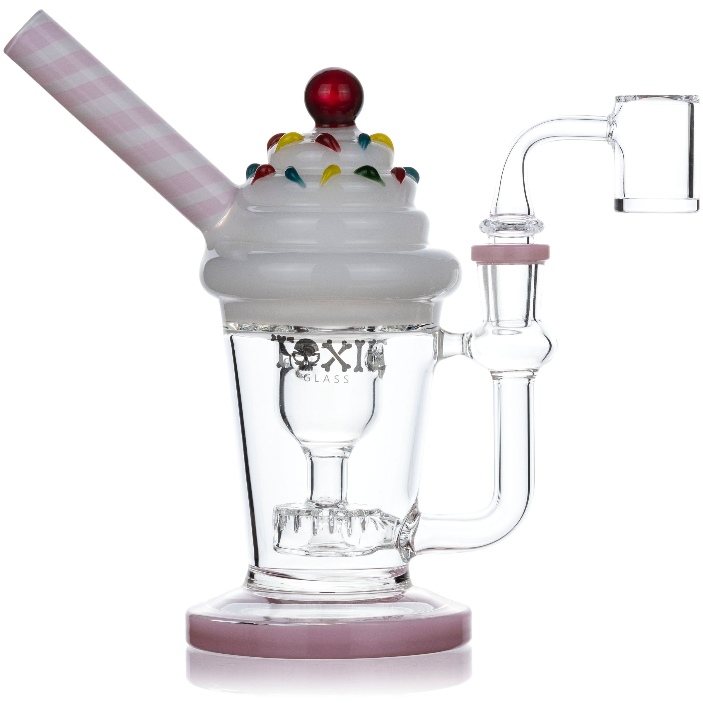 6" Ice Cream Cone Rig, by Toxic Glass