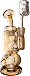 5.5" Titan Dab Rig, by Stokes Glass (free banger included)