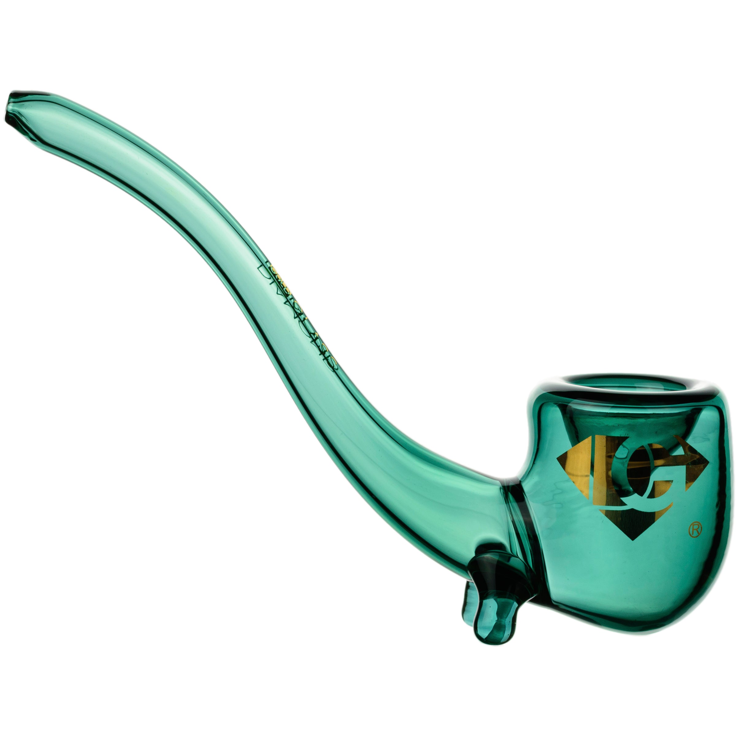 Sherlock Hand Pipe Full Color, by Diamond Glass