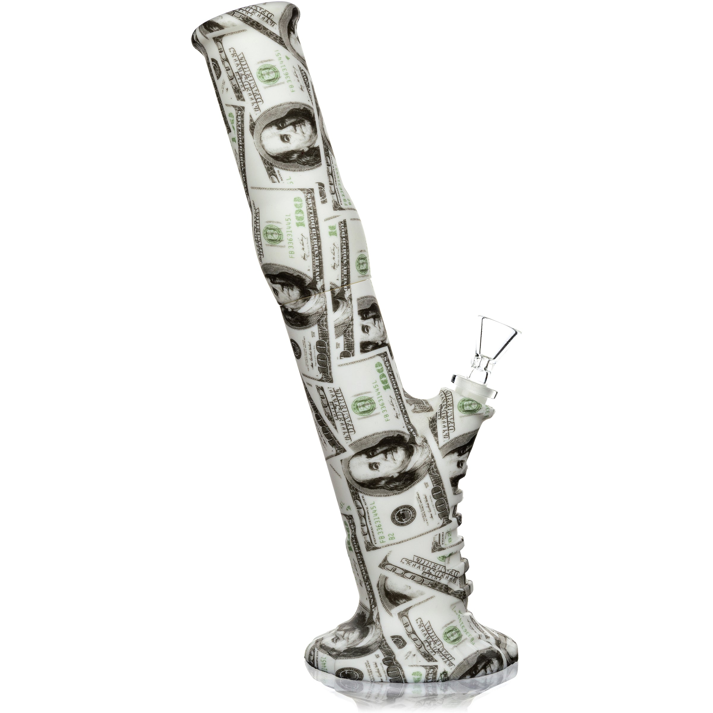 13" Silicone Bong w/ Comic, Cash or Camouflage Graphics - BKRY Inc.