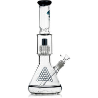 15" Matrix Showerhead Beaker Bong, by Diamond Glass - BKRY Inc.